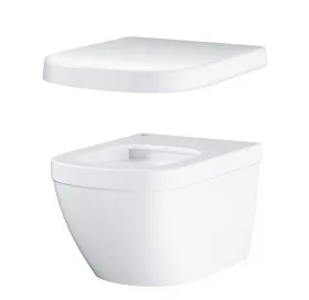 Унитаз  укороченный подвесной Grohe Euro Ceramic 39206000 + сиденье Slow closing 39458000