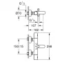 Термостат для ванны Grohe Grohtherm 800 34766000