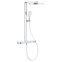 Душова система GROHE SPA Rainshower Aqua Pure з термостатом для настінного монтажу, хром (1016800000)