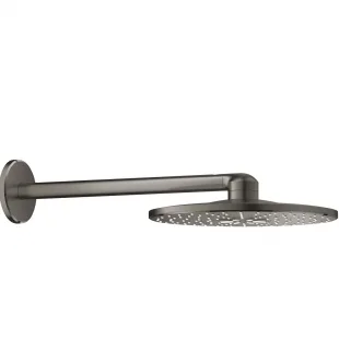 Верхний душ с душевым кронштейном 2 режима струи Grohe Rainshower 310 SmartActive 26475AL0 Графит матовый