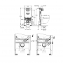 Инсталляционная система GROHE Rapid SLX 39603000