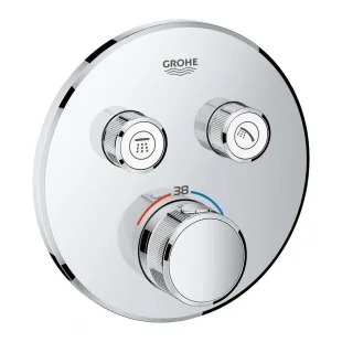 Зовнішня частина змішувача на 2 виходи GROHE GROHTHERM SMARTCONTROL, 29119000U SHOWROOM