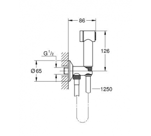 Комплект гігієнічного душу Grohe Sena Trigger Spray 35 26332000