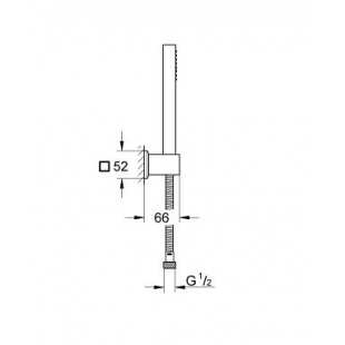 Душевой гарнитур  Grohe  Euphoria Cube Stick, 27889000
