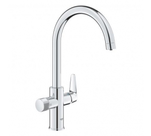 Змішувач для кухні Grohe Blue Pure BauCurve 30580000 з можливістю підключення до фільтру