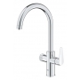 Смеситель для кухни Grohe Blue Pure BauCurve 30580000 с возможностью подключения к фильтру