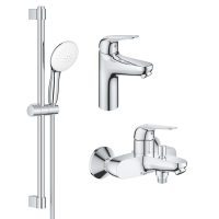 Комплект змішувачів для ванної кімнати 3 в 1 Grohe Euroeco New UA123226M0