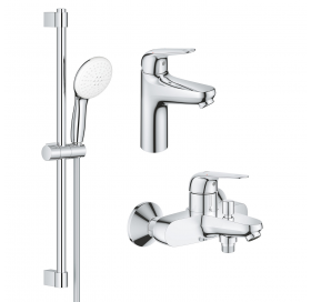 Комплект змішувачів для ванної кімнати 3 в 1 Grohe Euroeco New UA123226M0