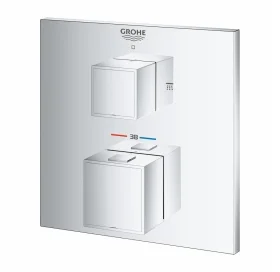Термостат для душа с переключателем на 2 положения Grohe Grohtherm Cube, 24154000