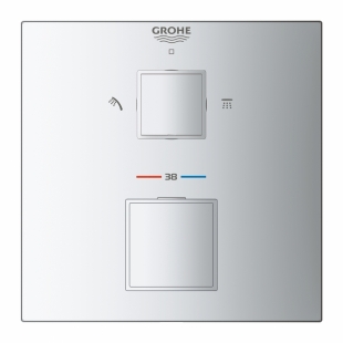 Термостат для душа с переключателем на 2 положения Grohe Grohtherm Cube, 24154000