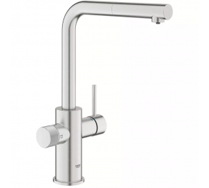 Смеситель для кухни Grohe Blue Pure Minta 30590DC0 для подачи технической и фильтрованной воды, Сталь