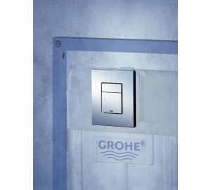 Инсталляционная система  GROHE Rapid SL 3 в 1 + Клавиша смыва Grohe Skate Cosmopolitan 3884000G + 38732000