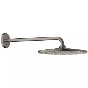 Верхний душ с душевым кронштейном 2 режима струи Grohe Rainshower 310 Mono 26558AL0 Графит матовый