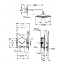 Душова система прихованого монтажу Grohe QuickFix Precision SmartControl Vitalio Joy 260 34878000