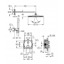 Душевая система скрытого монтажа термостатическая Grohe QuickFix Precision 34880000