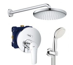 Душова система прихованого монтажу зі змішувачем Grohe Eurosmart New UA26416SC3