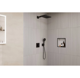 Душевая система скрытого монтажа Hansgrohe Raindance Alive Q 210/340 1jet, 24620670 Black