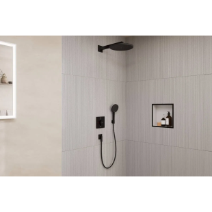 Душевая система скрытого монтажа Hansgrohe Raindance Alive S 300 1jet, 24630670 Black Matt