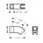 Держатель для душа HANSGROHE Reno 27992002