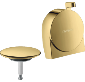 Внешняя часть сифона для ванны Hansgrohe Exafill S Polished Gold Optic 58117990