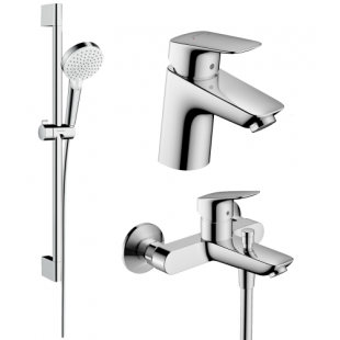 Набор смесителей для ванны 3 в 1 hansgrohe Logis 1222019 (71070000, 71400000, 26553400)