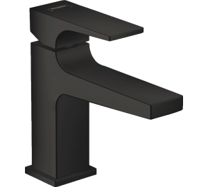 Смеситель для раковины Hansgrohe Metropol с донным клапаном Push-Open Matt Black 32500670