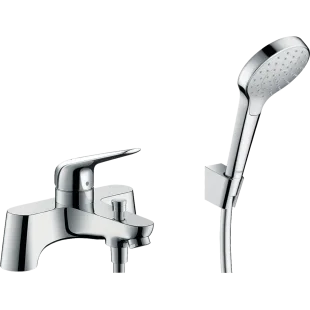 Змішувач на борт ванни Hansgrohe Novus + комплект душової лійки Croma Select 71044000