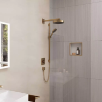 Душовий набір Hansgrohe Rainfinity 28743140 бронза матовий