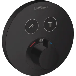 Термостат для душа Hansgrohe ShowerSelect S Matt Black 15743670