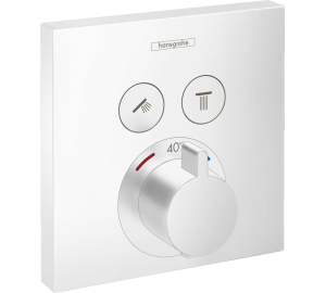 Термостат для душа Hansgrohe ShowerSelect Matt White 15763700