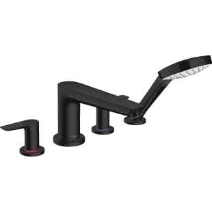 Смеситель для ванны Hansgrohe Talis E на 4 отверстия Matt Black 71748670