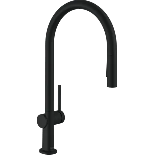 Смеситель Hansgrohe Talis M54 для кухонной мойки с выдвижным душем Black Matt 72801670