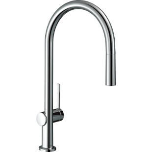Змішувач Hansgrohe Talis M54 для кухонного миття з висувним душем, хром 72802000