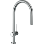 Змішувач Hansgrohe Talis M54 для кухонного миття з висувним душем, хром 72802000