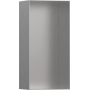Настенная ниша Hansgrohe XtraStoris Minimalistic с открытой рамой 30x15x10 см Brushed Stainless Steel 56070800