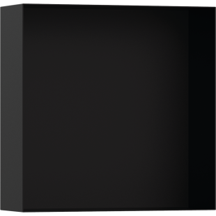 Настенная ниша Hansgrohe XtraStoris Minimalistic с открытой рамой 30x30x10 см Matt Black 56073670