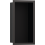 Настенная ниша Hansgrohe XtraStoris Individual с рамкой 30x15x10 см Brushed Black Chrome 56095340