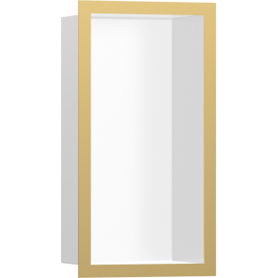 Настінна ніша Hansgrohe XtraStoris Individual з рамкою 30x15x10 см Polished Gold Optic 56096990