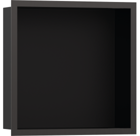 Настенная ниша Hansgrohe XtraStoris Individual с рамкой 30x30x10 см Brushed Black Chrome 56098340