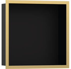 Настенная ниша Hansgrohe XtraStoris Individual с рамкой 30x30x10 см Polished Gold Optic 56098990
