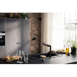 Змішувач Hansgrohe Aqittura M91 для кухонної мийки FilterSystem 240, 1jet 76802670