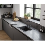 Кухонный комплект мойка со смесителем Hansgrohe S520-F510 + Смеситель Hansgrohe Talis M54, чёрный графит-чёрный 43359670