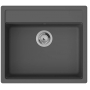 Кухонный комплект мойка со смесителем Hansgrohe  S520-F510 + Смеситель Hansgrohe Talis M54, чёрный графит-сталь  43359800