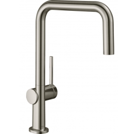 Кухонный комплект мойка со смесителем Hansgrohe  S520-F510 + Смеситель Hansgrohe Talis M54, чёрный графит-сталь  43359800