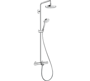 Душевая система Hansgrohe Croma Select S 180 2-jet Showerpipe для ванны, хром ( 27351400 )