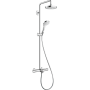 Душевая система Hansgrohe Croma Select S 180 2-jet Showerpipe для ванны, хром ( 27351400 )