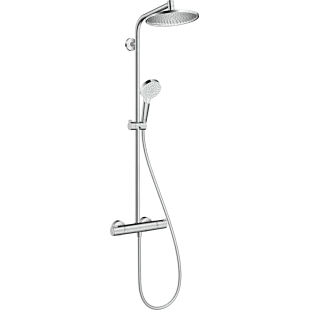 Душевая система с термостатом Hansgrohe Crometta S 240 1jet Showerpipe EcoSmart 27268000