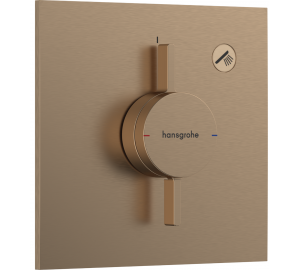 Змішувач прихованого монтажу Hansgrohe DuoTurn E на 1 функцію, Brushed Bronze 75617140