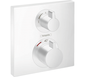 Термостат для душу Hansgrohe Ecostat Square Matt White 15714700