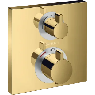 Термостат для душа Hansgrohe Ecostat Square Polished Gold 15714990